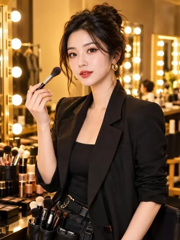 她的口红是玫瑰色封面